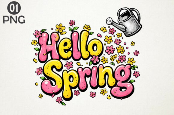 Download Hello Spring Floral PNG Clipart Clipart - Clip Collection