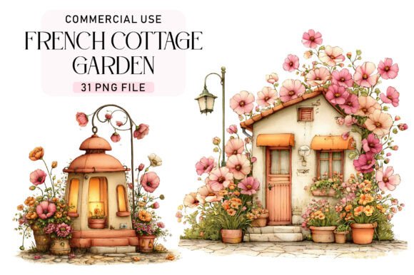 Download French Cottage Garden Clipart - Clip Collection