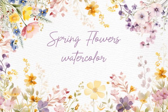 Download Spring Flowers Clipart Wild Flowers Png - Clip Collection