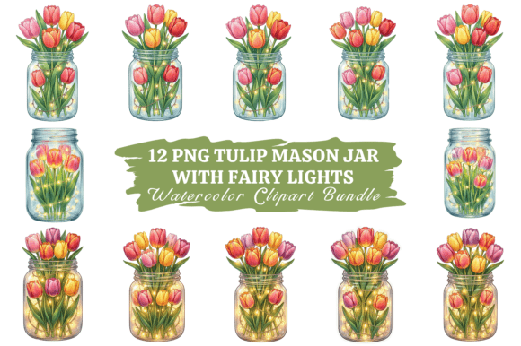 Download The Tulips Watercolor Clipart Bundle #05 - Clip Collection