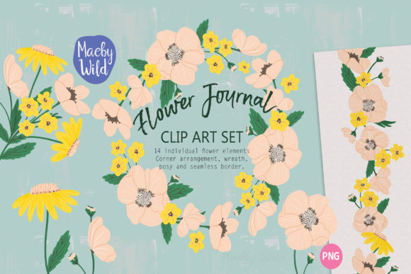 Download Digital Flower Clipart - Clip Collection