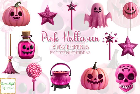 Download Pink Halloween Cute Sublimation Clipart - Cute sublimation Collection