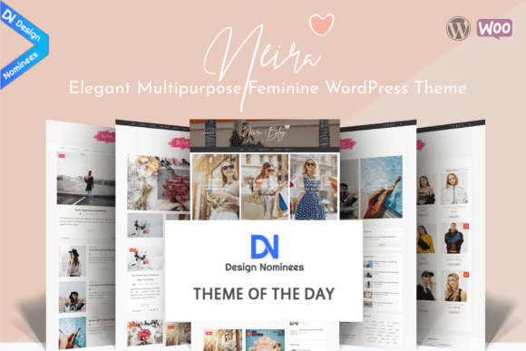 Download Neira - Elegant Feminine WordPress Theme - Feminine Collection