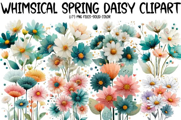 Download Whimsical Spring Daisy Clipart - Clip Collection