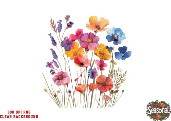 Download Watercolor Spring Wildflower Clipart - Clip Collection