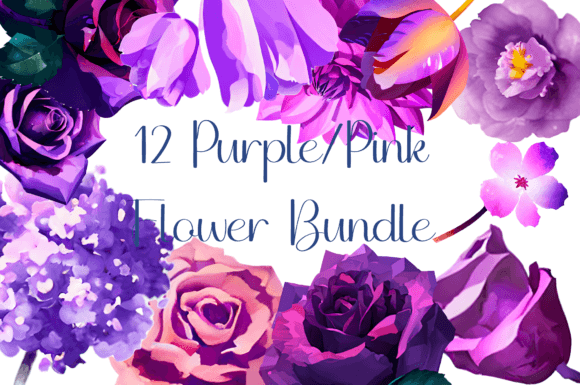 Download Purple/pink Flower ClipArt - Clip Collection