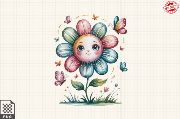 Download Quirky Flowers Clipart Whimsical Floral - Clip Collection