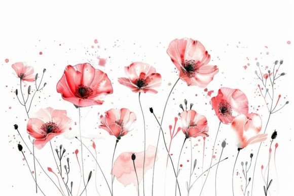 Download Artistic Poppy Field - Poppy field Collection
