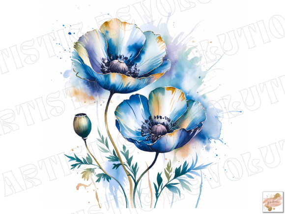 Download Watercolor Flowers Floral Clipart Bundle - Clip Collection