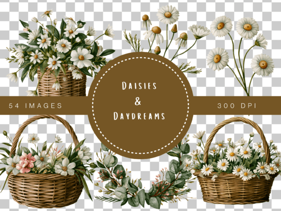 Download Daisies &amp; Daydreams Cottage Garden Clipa - Clip Collection