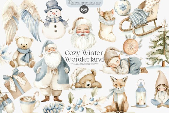 Download Watercolor Christmas Decor Clipart - Clip Collection