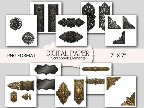 Download Vintage Junk Journal Book Ornate Clipart - Clip Collection