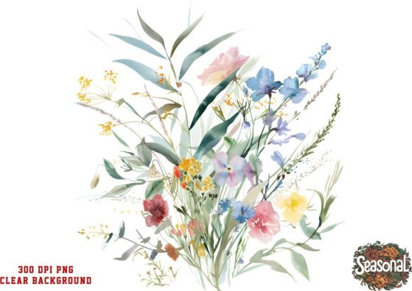 Download Vibrant Wildflower Clipart - Clip Collection