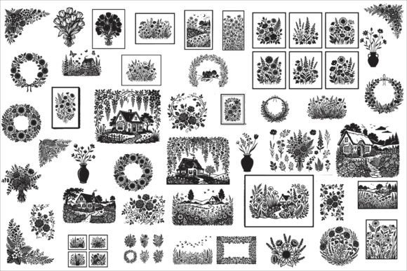 Download Charming Cottagecore Floral Wall Art - Premium Resources