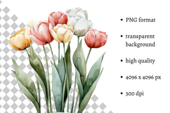 Download Watercolor Spring Flowers PNG Clipart - Clip Collection