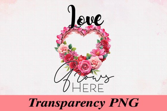 Download Blooming Heart Wreath - PNG - Premium Resources